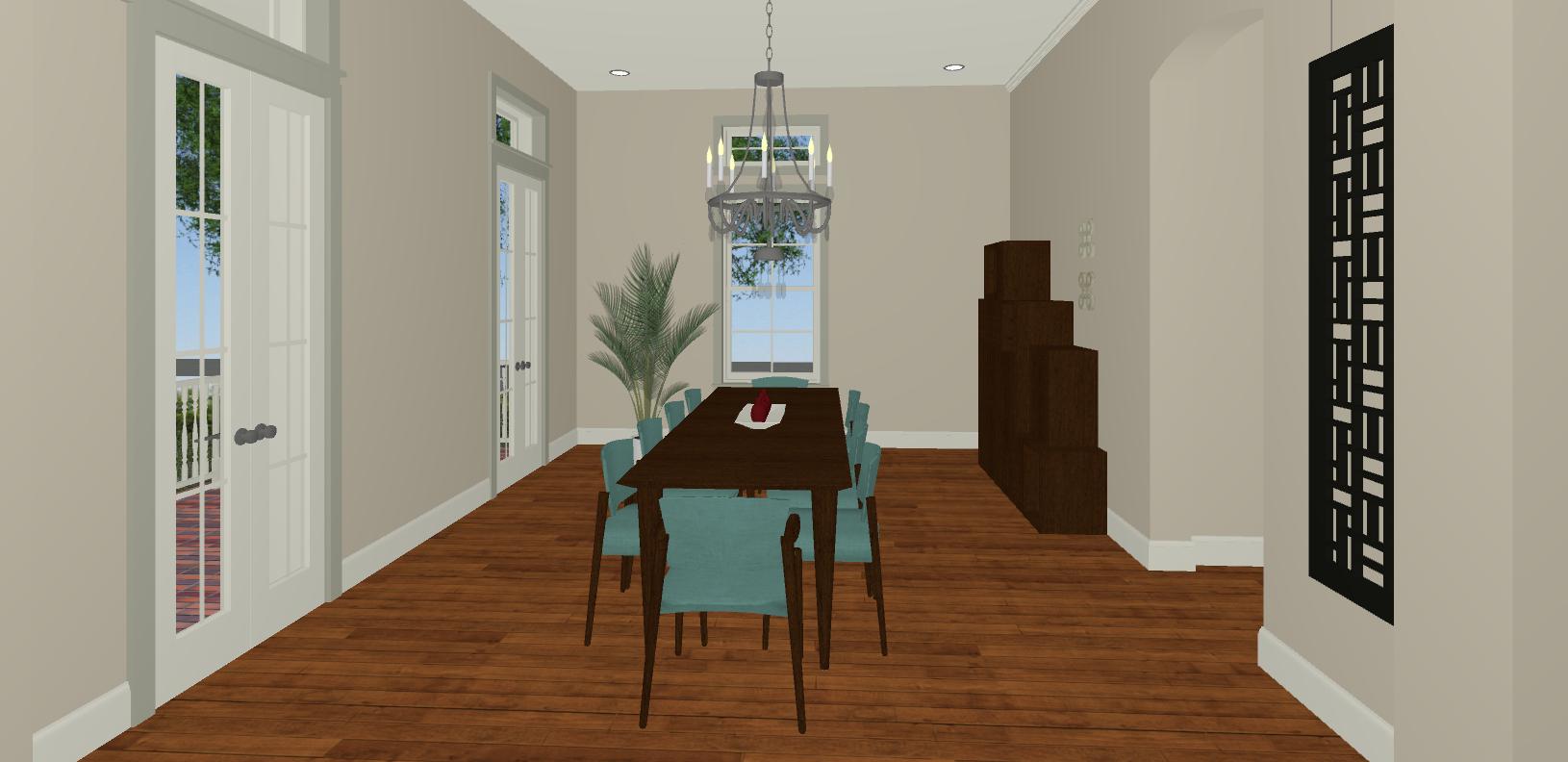 Model 4860 7 Dining Room View
