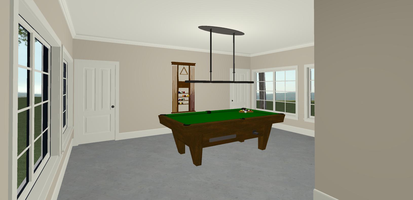 Model 5389 15 Game Room View