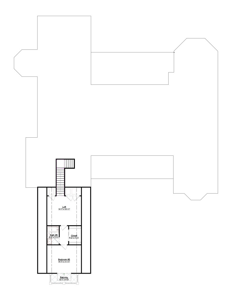 Model 5389 3 Floor 2 with Dimensions