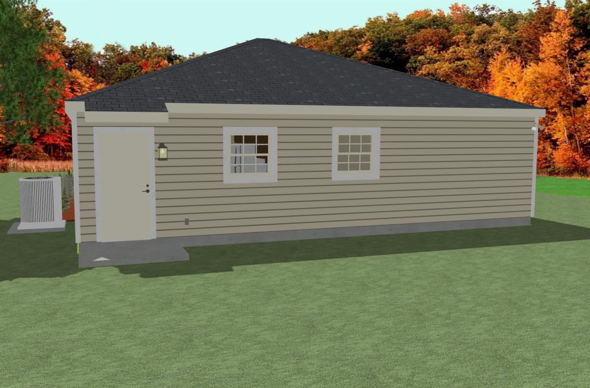 1011 Rear Elevation Perspective