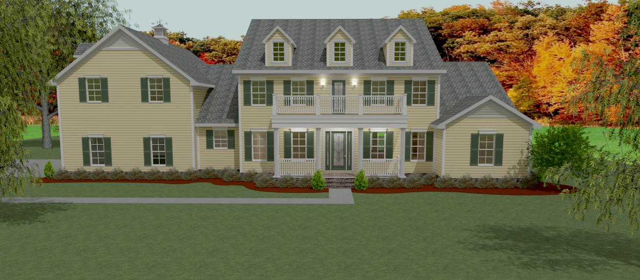 4777 Perspective Front Elevation