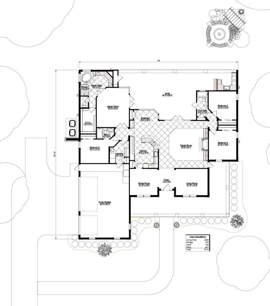 2860 2 Floor Plan with Dimensions
