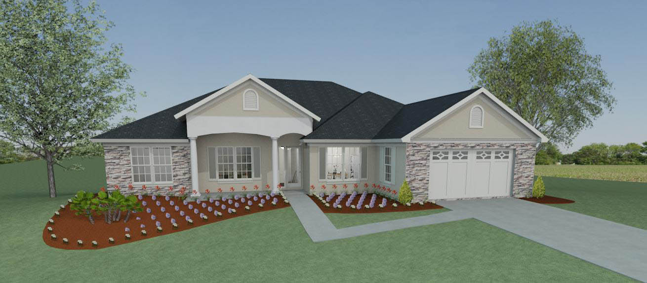 2533 1 Front Elevation Perspective