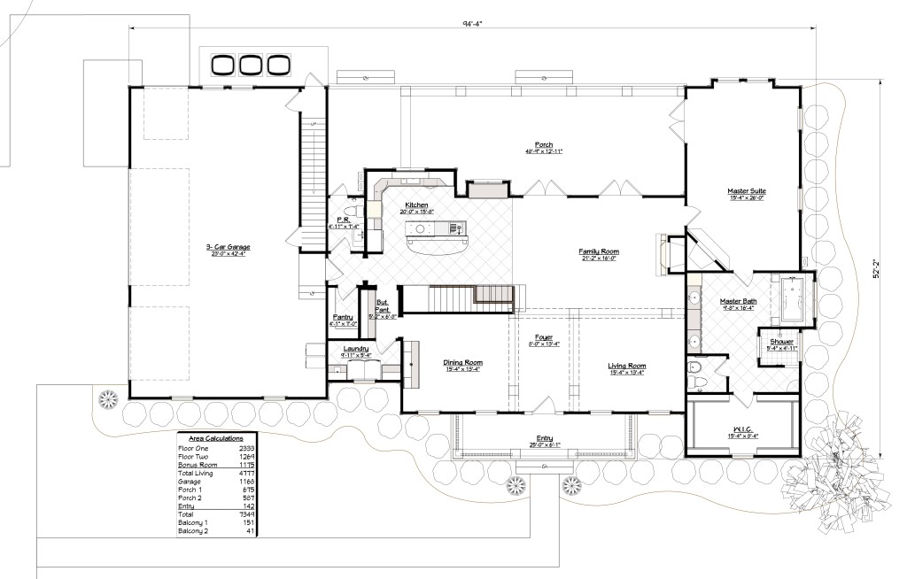 4777 2 Floor One with Dimensions