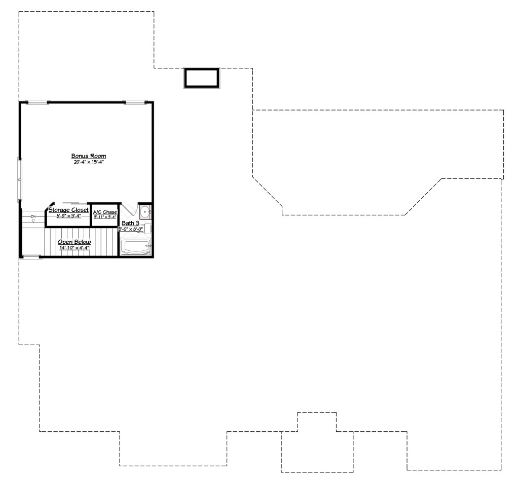 3558 3b Floor Two with Dimensions