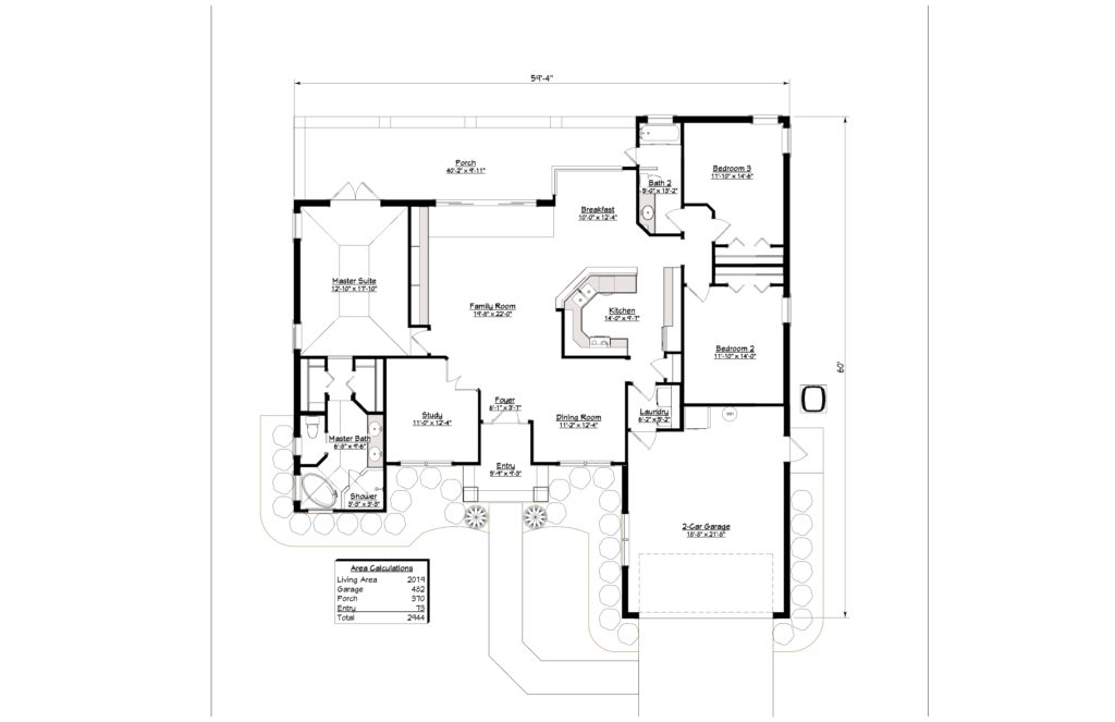 2-2019 Floor Plan with Dimensions